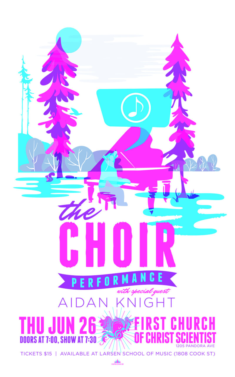 The Choir Concert with Aidan Knight @ First Church of Christ, Scientist - 1205 Pandora Ave Jun 26 2014 - May 7th @ First Church of Christ, Scientist - 1205 Pandora Ave