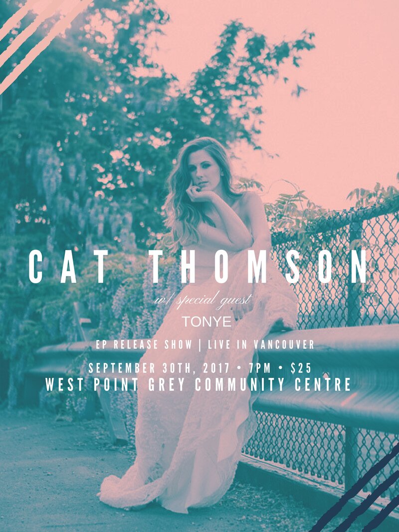 EP Release Show: Cat Thomson, Tonye @ West Point Grey Community Centre - Sep 30, 2017