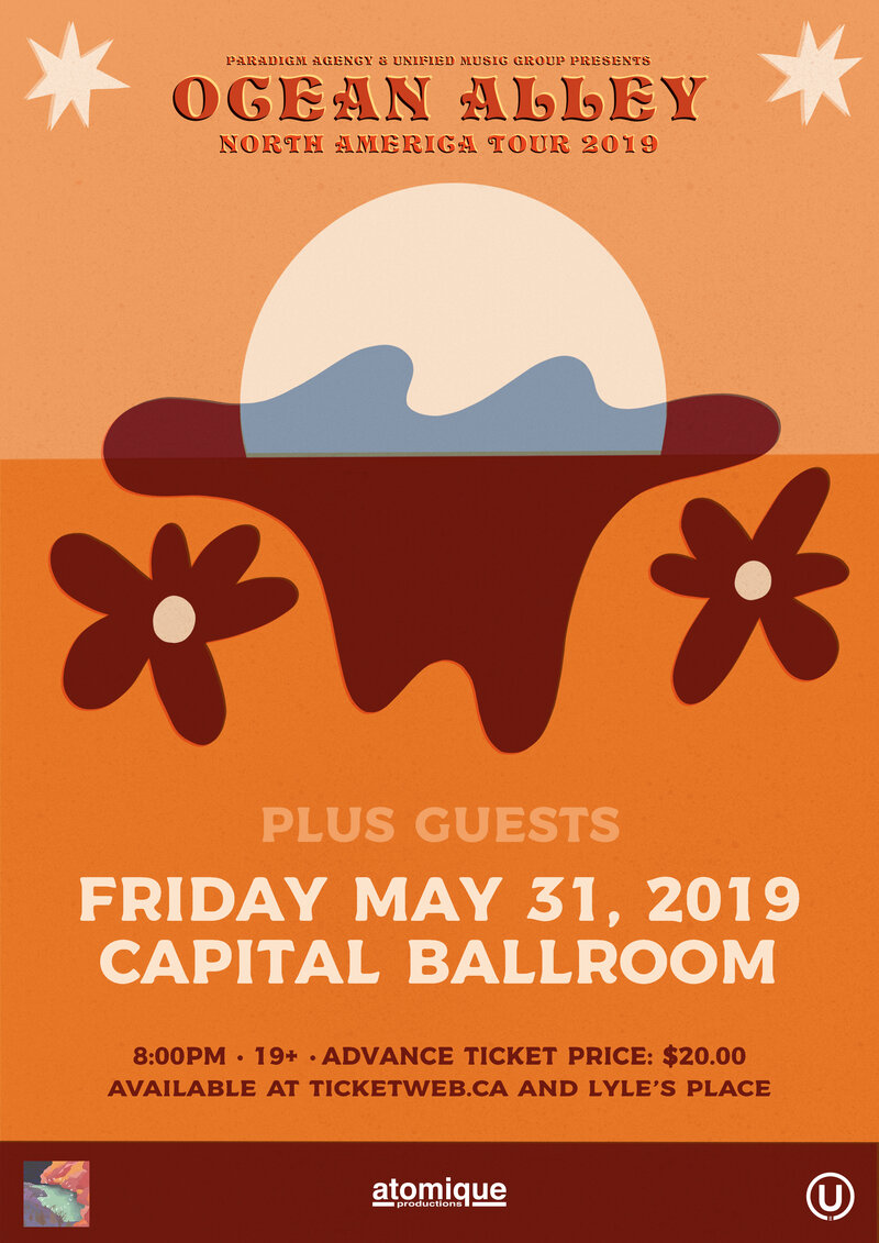 Ocean Alley, Guests @ Capital Ballroom May 31 2019 - May 6th @ Capital Ballroom
