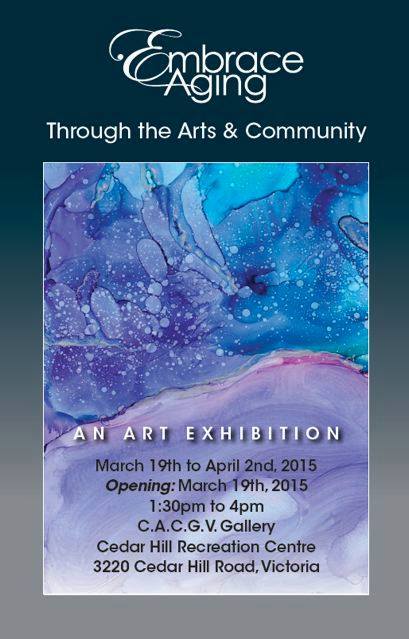 Embrace Aging an Art Exhibition @  Art Centre at Cedar Hill - CACGV Main Gallery - Mar 19, 2015
