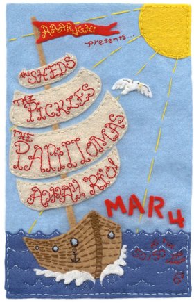 Papillomas, Away, Ri'o!, The Pickles, the Sheds @ the fifty fifty arts collective Mar 4 2005 - May 7th @ the fifty fifty arts collective