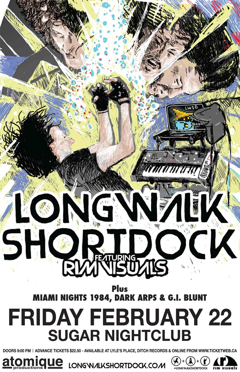 Longwalkshortdock (w/ Rim Visuals), Miami Nights 1984, Dark Arps, G.I. Blunt @ Capital Ballroom Feb 22 2013 - May 9th @ Capital Ballroom
