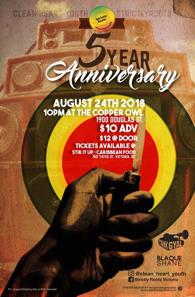Strictly Roots & Clean Heart Youth present Lighter's Up!: Tank Gyal, SHANE BLAQUE @ Copper Owl Aug 24 2018 - May 8th @ Copper Owl