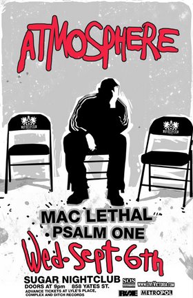 Atmosphere, Mac Lethal, Psalm One, DJ Rare Groove @ Capital Ballroom Sep 6 2006 - May 8th @ Capital Ballroom