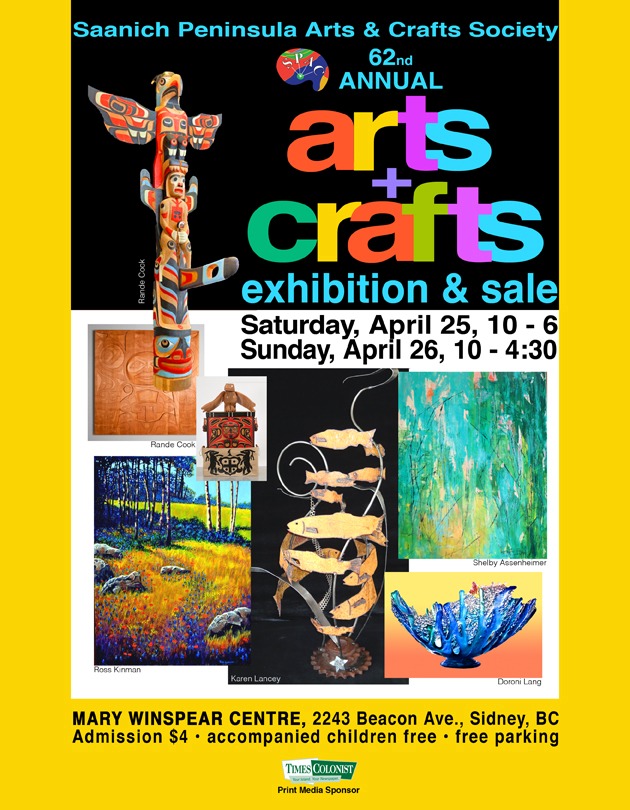 SPAC 62nd Annual Arts & Crafts Exhibition & Sale we guest artist: Rande Cook  @ Mary Winspear Centre Apr 25 2015 - Jun 16th @ Mary Winspear Centre
