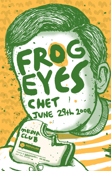 Frog Eyes, Chet @ The Media Club Jun 29 2008 - May 8th @ The Media Club