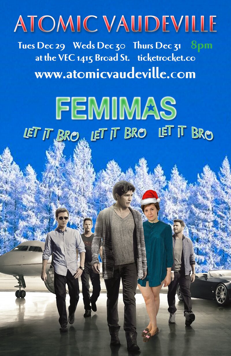 AV Winter Cabaret: FEMIMAS: Atomic Vaudeville @ Victoria Event Centre Dec 29 2015 - May 1st @ Victoria Event Centre