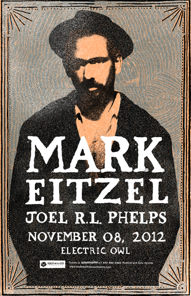 Mark Eitzel, Joel R.L. Phelps @ Electric Owl Nov 8 2012 - May 7th @ Electric Owl