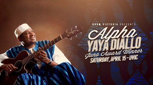 Alpha Yaya Diallo @ Phillip T. Young Recital Hall (Uvic) Apr 15 2017 - May 13th @ Phillip T. Young Recital Hall (Uvic)