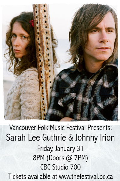 Sarah Lee Guthrie and Johnny Irion @ Studio 700 - Jan 31, 2014