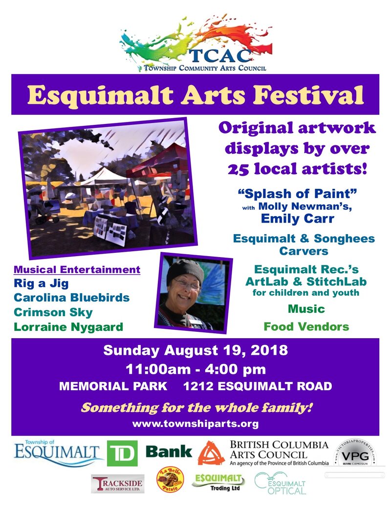 Esquimalt Arts Market @ Memorial Park  Aug 18 2018 - May 6th @ Memorial Park 