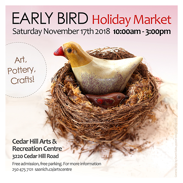 Early Bird Holiday Market: Cedar Hill Studio Artists @ The Arts Centre at Cedar Hill  Nov 17 2018 - May 10th @ The Arts Centre at Cedar Hill 