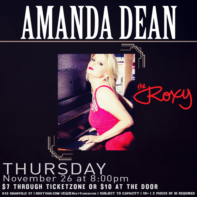 Amanda Dean @ The Roxy Nov 26 2015 - Jun 14th @ The Roxy