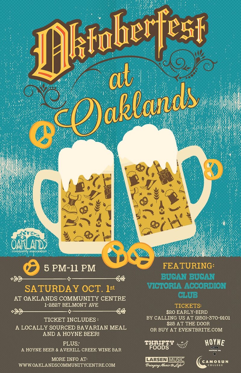 Oktoberfest at Oaklands!: Bučan Bučan, Victoria Accordion Club   @ Oaklands Community Association Oct 1 2016 - May 9th @ Oaklands Community Association