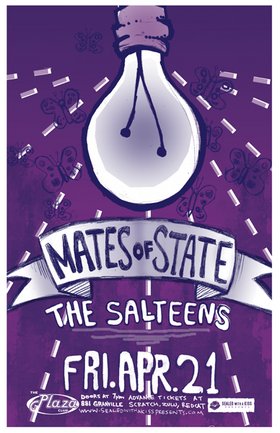 Mates of State, The Salteens @ Plaza Club Apr 21 2006 - May 6th @ Plaza Club