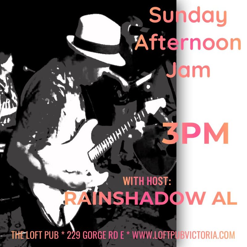 Open Mic with Rainshadow Al @ The Loft (Victoria) Jul 11 2021 - Jun 10th @ The Loft (Victoria)