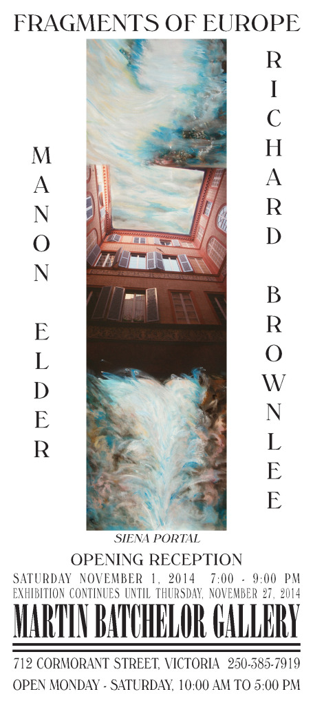Fragments of Europe by Manon Elder and Richard Brownlee @ Martin Batchelor Gallery Nov 1 2014 - Jun 8th @ Martin Batchelor Gallery