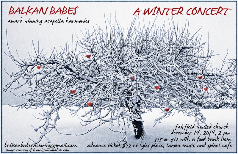 Balkan Babes @ Fairfield United Church - Dec 14, 2014