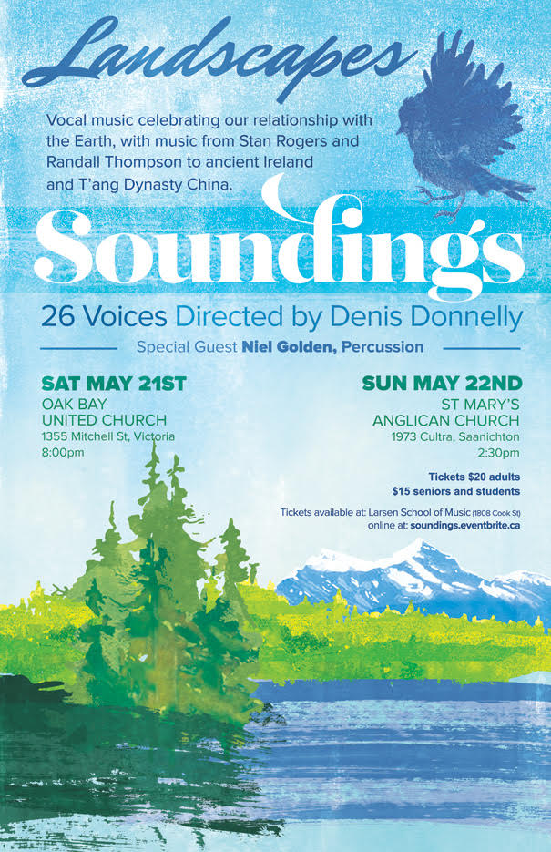 Landscapes: Soundings Vocal Ensemble @ Oak Bay United Church May 21 2016 - Jun 16th @ Oak Bay United Church