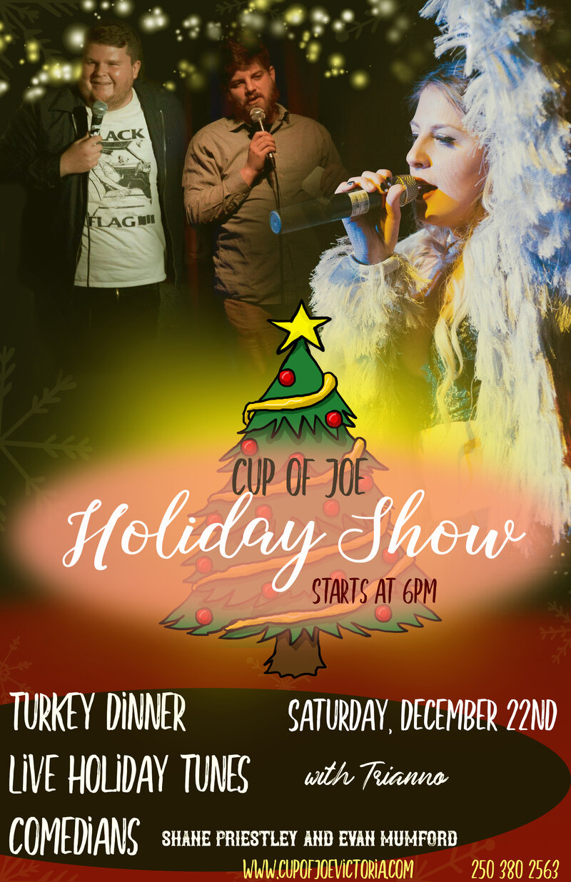 Holiday Show: Trianno, Shane Priestley, Evan Mumford @ cup of joe Dec 22 2018 - May 9th @ cup of joe