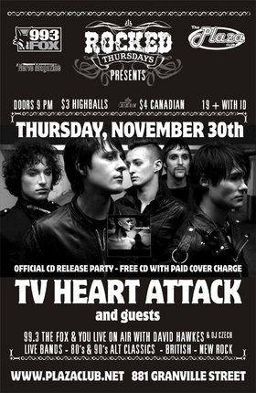 TV Heart Attack @ Plaza Club - Nov 30, 2006