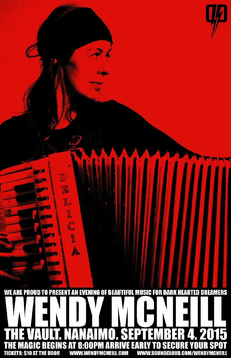 Wendy McNeill, Geoff Berner @ The Vault Coffee Shop Sep 4 2015 - May 6th @ The Vault Coffee Shop