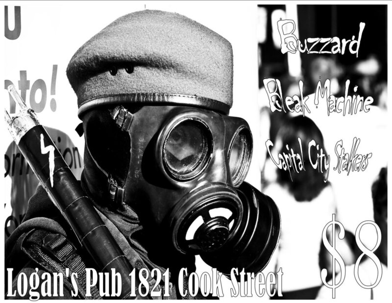 BuzzArd, Bleak Machine, Capital City Stalkers @ Logan's Pub Sep 24 2011 - May 9th @ Logan's Pub
