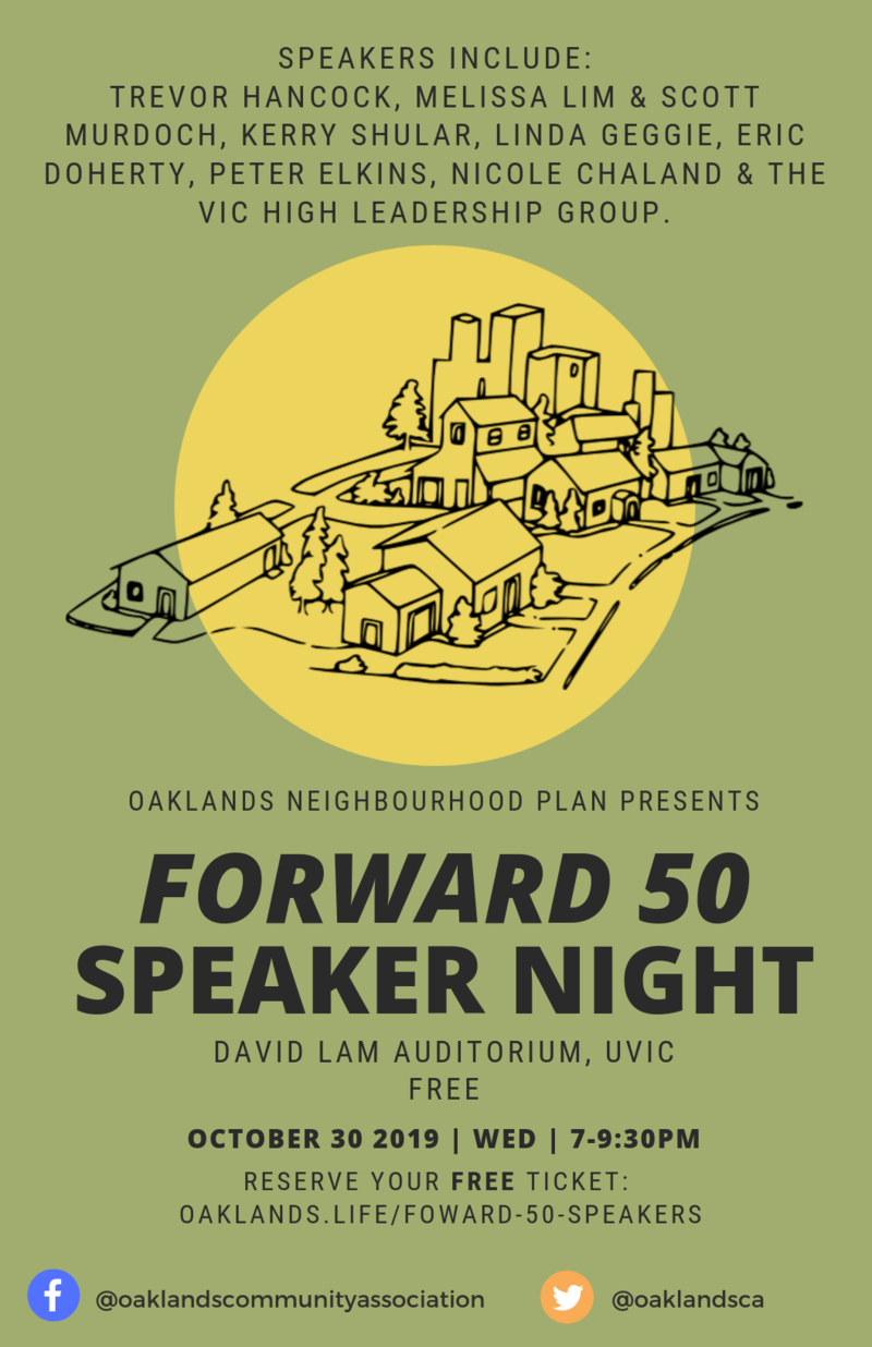 FORWARD 50 Speaker Night @ David Lam Auditorium Oct 30 2019 - May 10th @ David Lam Auditorium