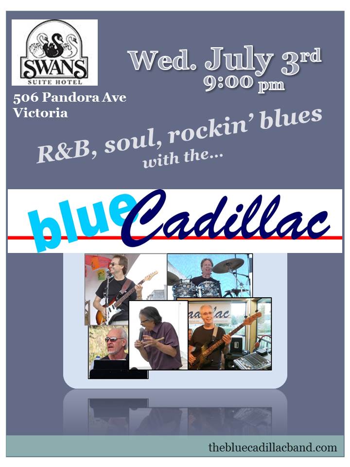 BLUE CADILLAC BAND live at Swans: Blue Cadillac @ Swans Brewpub Jul 3 2013 - May 6th @ Swans Brewpub