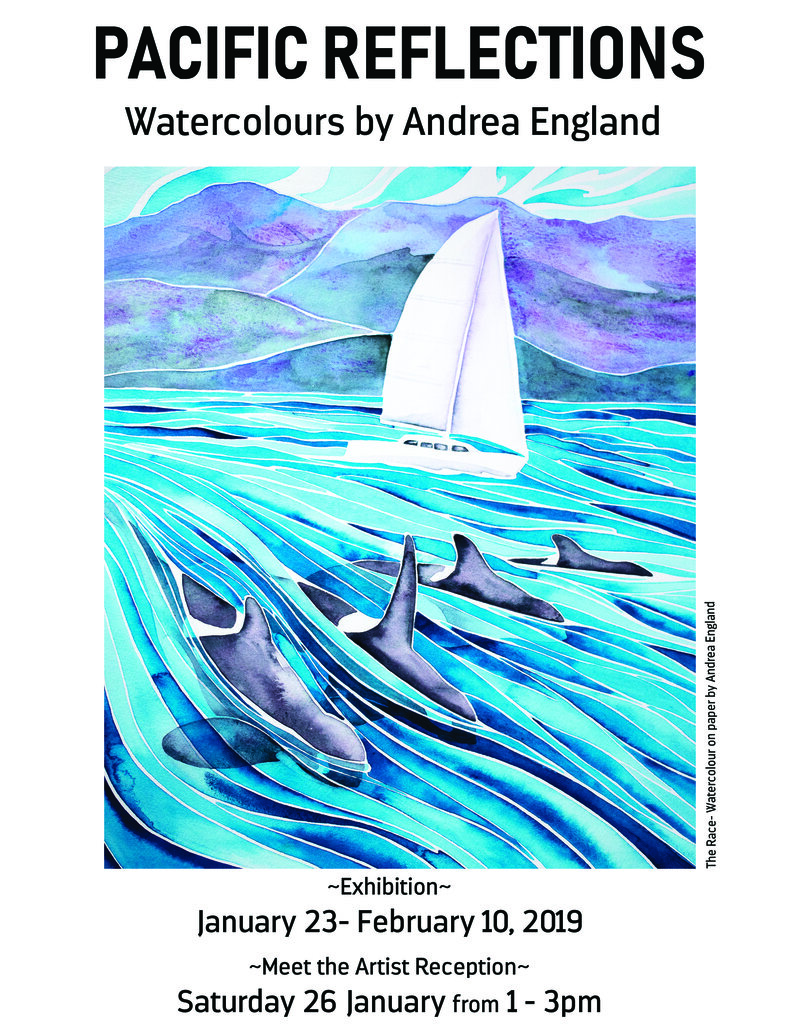 Pacific Reflections: Andrea England @ The Arts Centre at Cedar Hill  Jan 23 2019 - May 10th @ The Arts Centre at Cedar Hill 