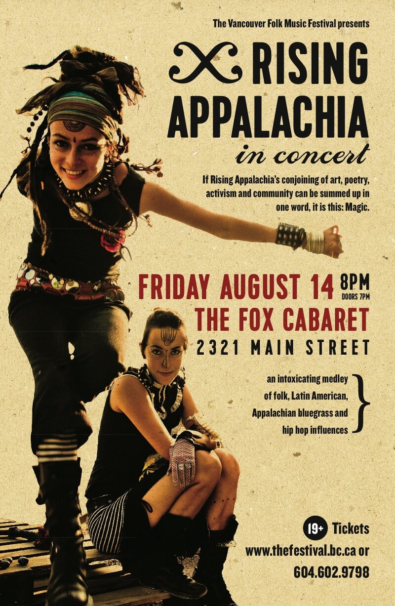 Concert: Rising Appalachia @ Fox Cabaret Aug 14 2015 - May 6th @ Fox Cabaret