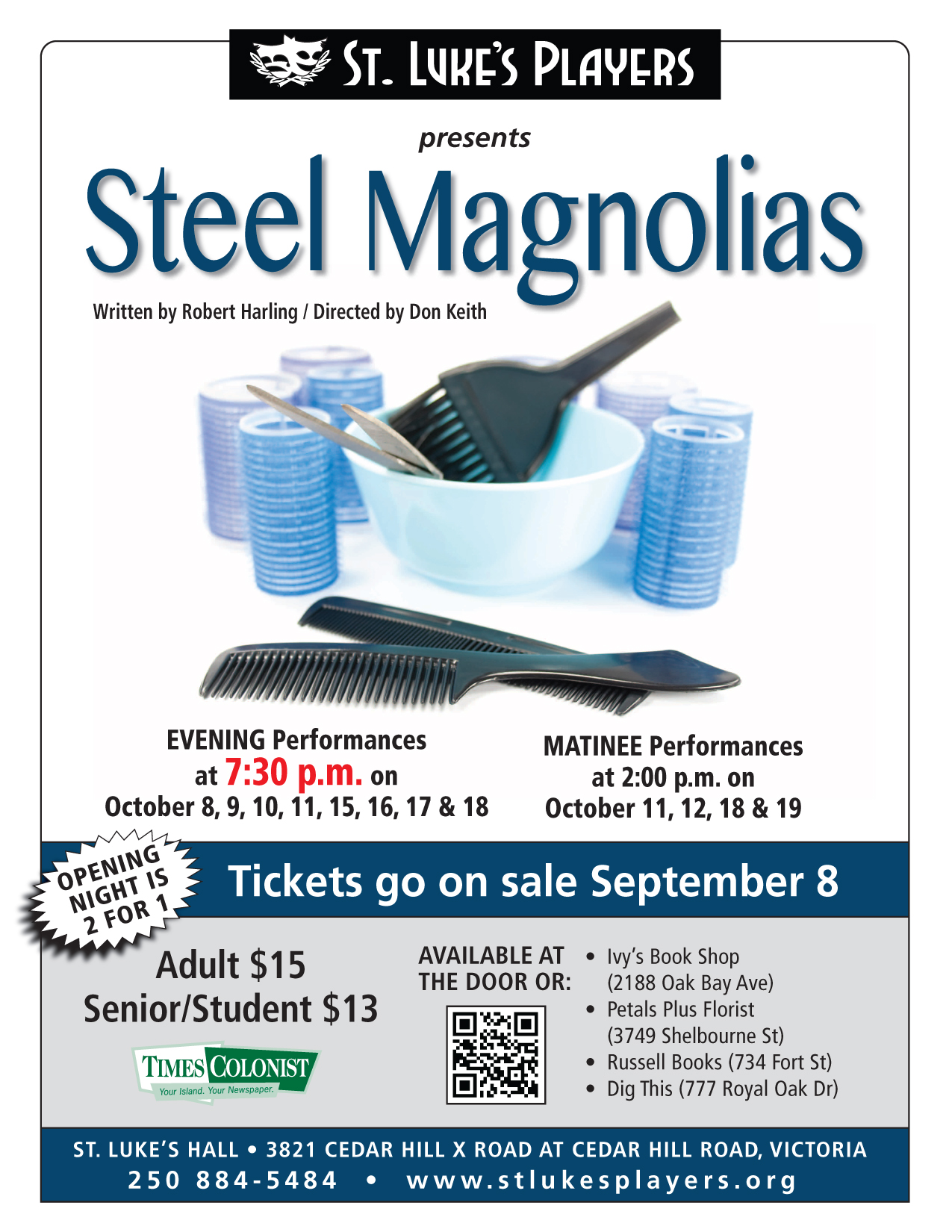 Steel Magnolias @ St. Luke's Hall - Oct 08, 2014