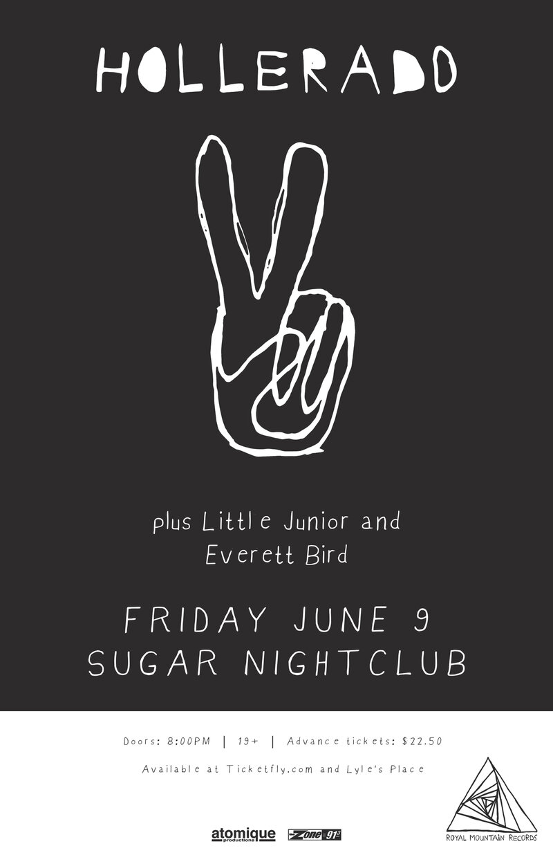 Hollerado, Little Junior, Everett Bird @ Capital Ballroom Jun 9 2017 - May 12th @ Capital Ballroom