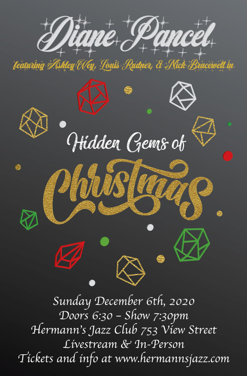 Diane Pancel - Hidden Gems of Christmas @ Hermann's Jazz Club Dec 6 2020 - Jun 4th @ Hermann's Jazz Club