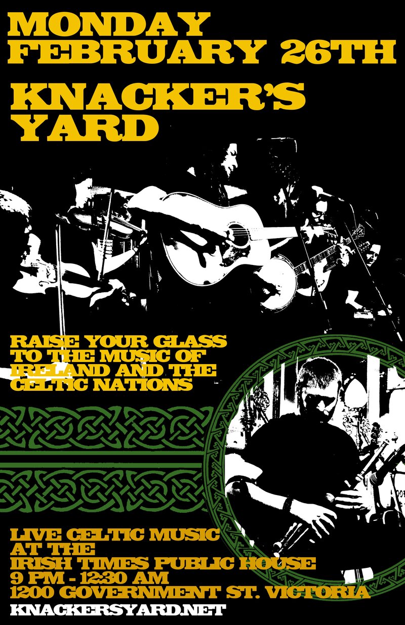 Knacker's Yard @ Irish Times Pub Feb 26 2018 - Jun 5th @ Irish Times Pub