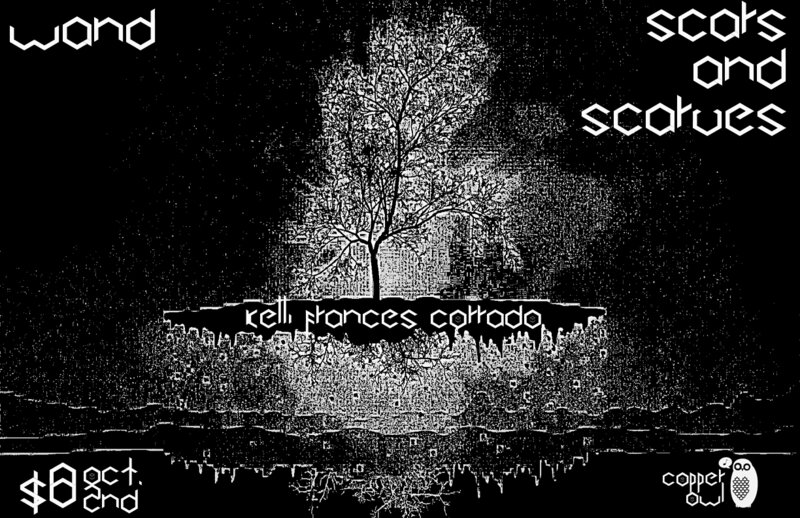WAND, KELLI FRANCES CORRADO, Scars and Scarves @ Copper Owl Oct 2 2014 - May 1st @ Copper Owl