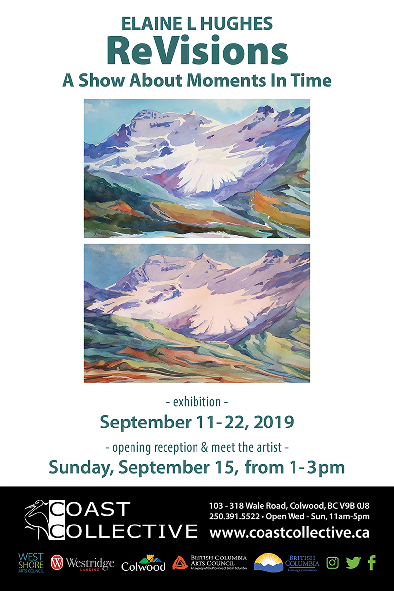 ReVisions: Elaine L Hughes @ Coast Collective Art Society Sep 11 2019 - May 5th @ Coast Collective Art Society