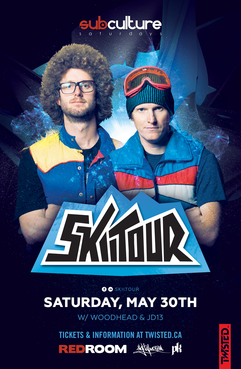 SUBculture Saturday's Feat: SkiiTour and , Woodhead, JD 13 @ The Red Room May 30 2015 - May 6th @ The Red Room