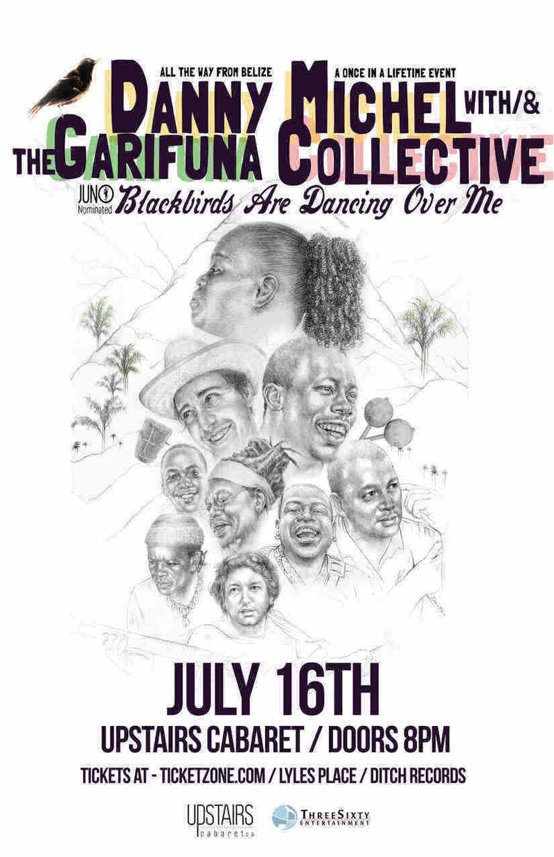 Upstairs LIVE::  Danny Michel w/ Garifuna Collective @ Upstairs Jul 16 2013 - Jun 5th @ Upstairs
