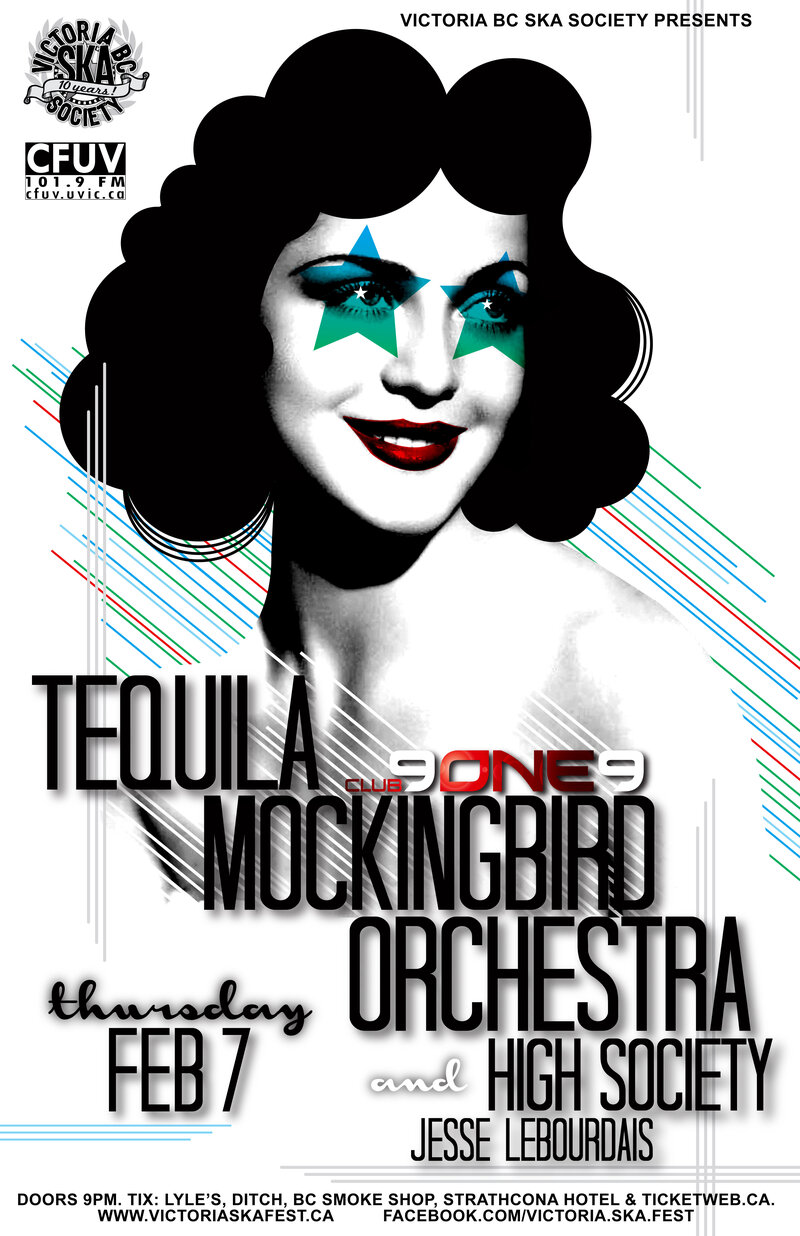 TEQUILA MOCKINGBIRD ORCHESTRA returns home with special guests High Society!: Tequila Mockingbird Orchestra, High Society, Jesse LeBourdais @ Distrikt Feb 7 2013 - May 13th @ Distrikt