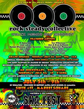 ROCKSTEADY COLLECTIVE MULTI MEDIA ARTS EXHIBIT GRAND OPENING: Chris Murray, The Klaxon, Lady Mishmash @ Studio #17 inside Market Square Jul 5 2011 - May 7th @ Studio #17 inside Market Square