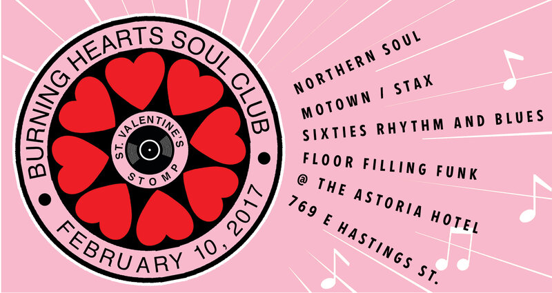 Burning Hearts Soul Club: DJ Keith McCafferty (Ireland), DJ Dave Mac @ The Astoria - Feb 10, 2017