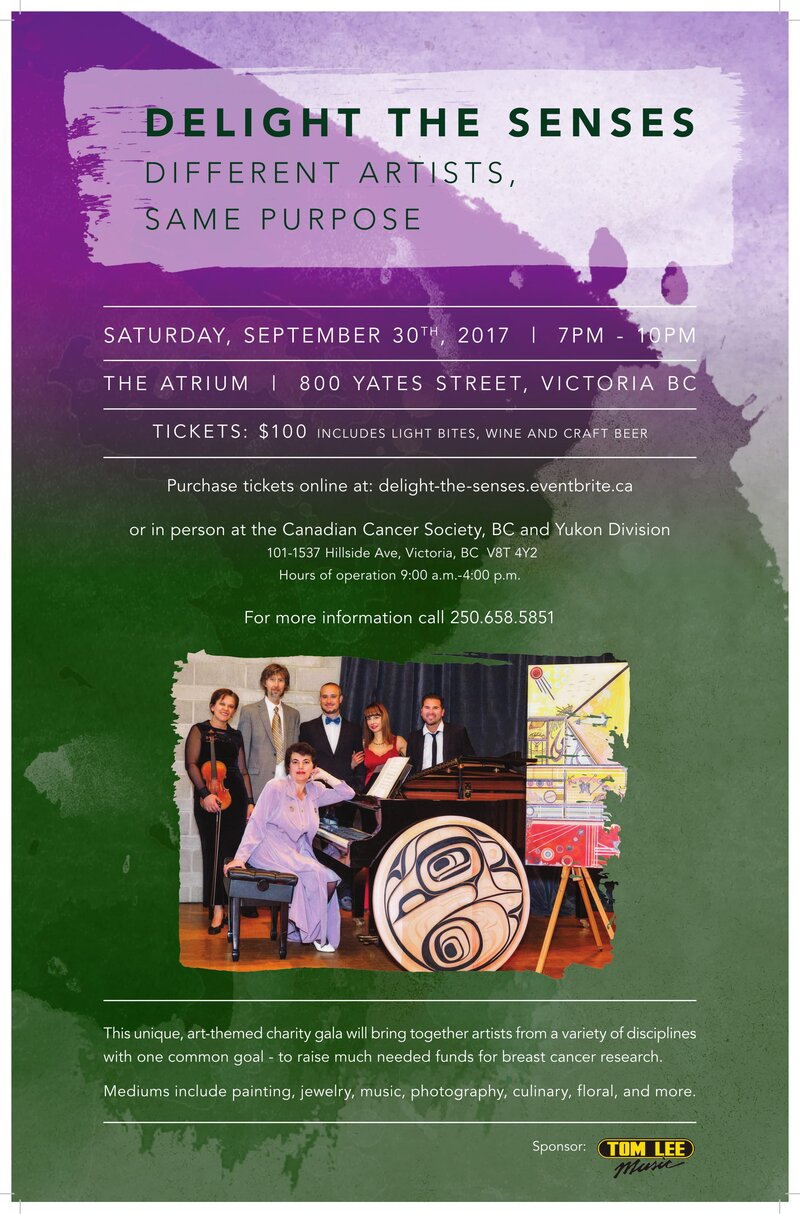 Delight the Senses || Different Artists, Same Purpose: Lucie Marlo, Rande Cook , Tatiana Kostour, Iryna Graifer, Rafal Zebrowski, Birgit Piskor, Vadym Graifer, Nicholas Waters @ The Atrium - Sep 30, 2017