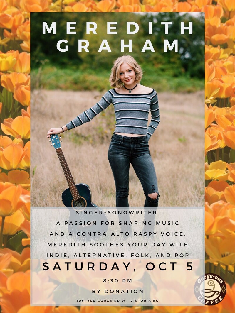 Meredith Graham @ Gorge-ous Coffee Oct 5 2019 - May 6th @ Gorge-ous Coffee