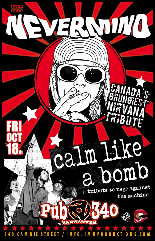 Nevermind, Calm Like A Bomb @ Pub 340 Oct 18 2019 - May 6th @ Pub 340