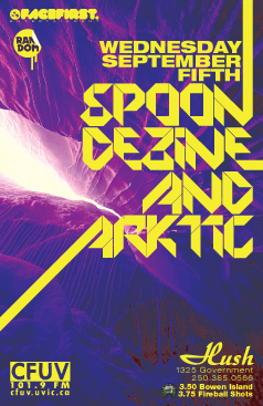 Drum n Bass / Dubstep: Spoon, Dezine, ARKTIC @ Hush Sep 5 2012 - May 6th @ Hush