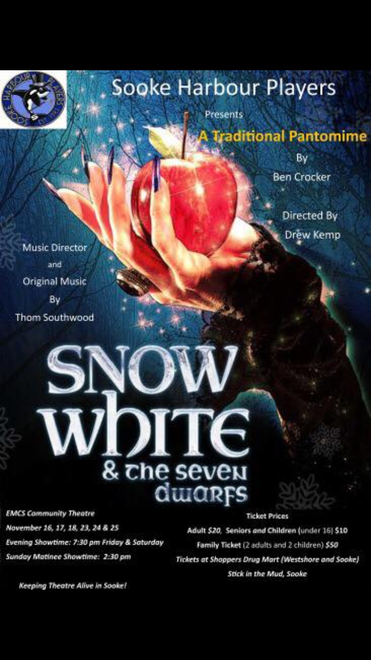 Snow White and the Seven Dwarfs @ Edward Milne Community School  Nov 17 2018 - May 1st @ Edward Milne Community School 