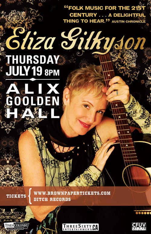 Eliza Gilkyson LIVE: Eliza Gilkyson @ Alix Goolden Performance Hall Jul 19 2012 - May 6th @ Alix Goolden Performance Hall