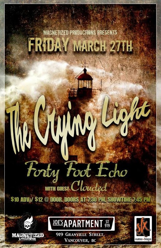 The Crying Light, Forty Foot Echo, Clouded @ Joe's Apartment Dec 31 1969 - May 6th @ Joe's Apartment