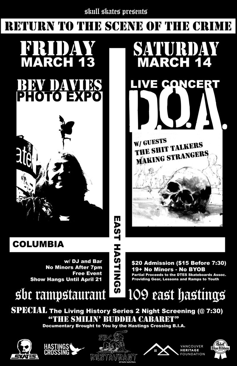 BEV DAVIES vs D.O.A Return To The Scene of the Crime: ? @ SBC Restaurant - Mar 13, 2015